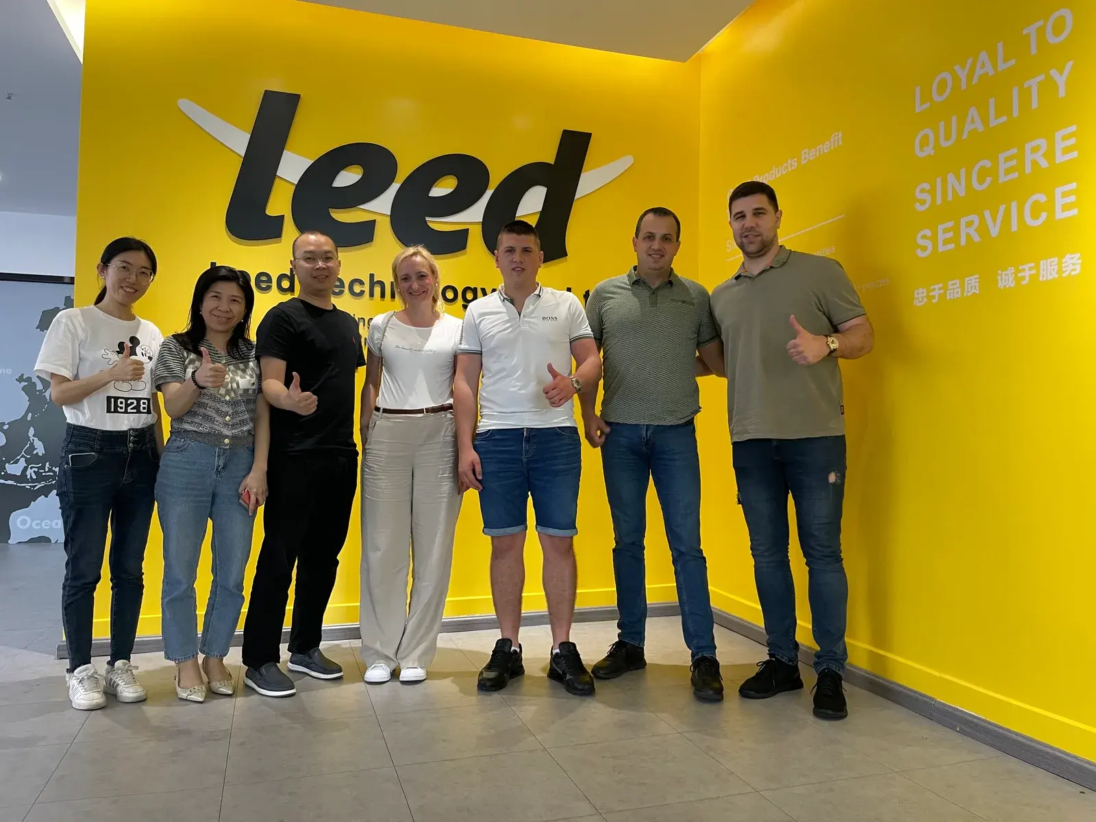 Customer visit at LeedMiner