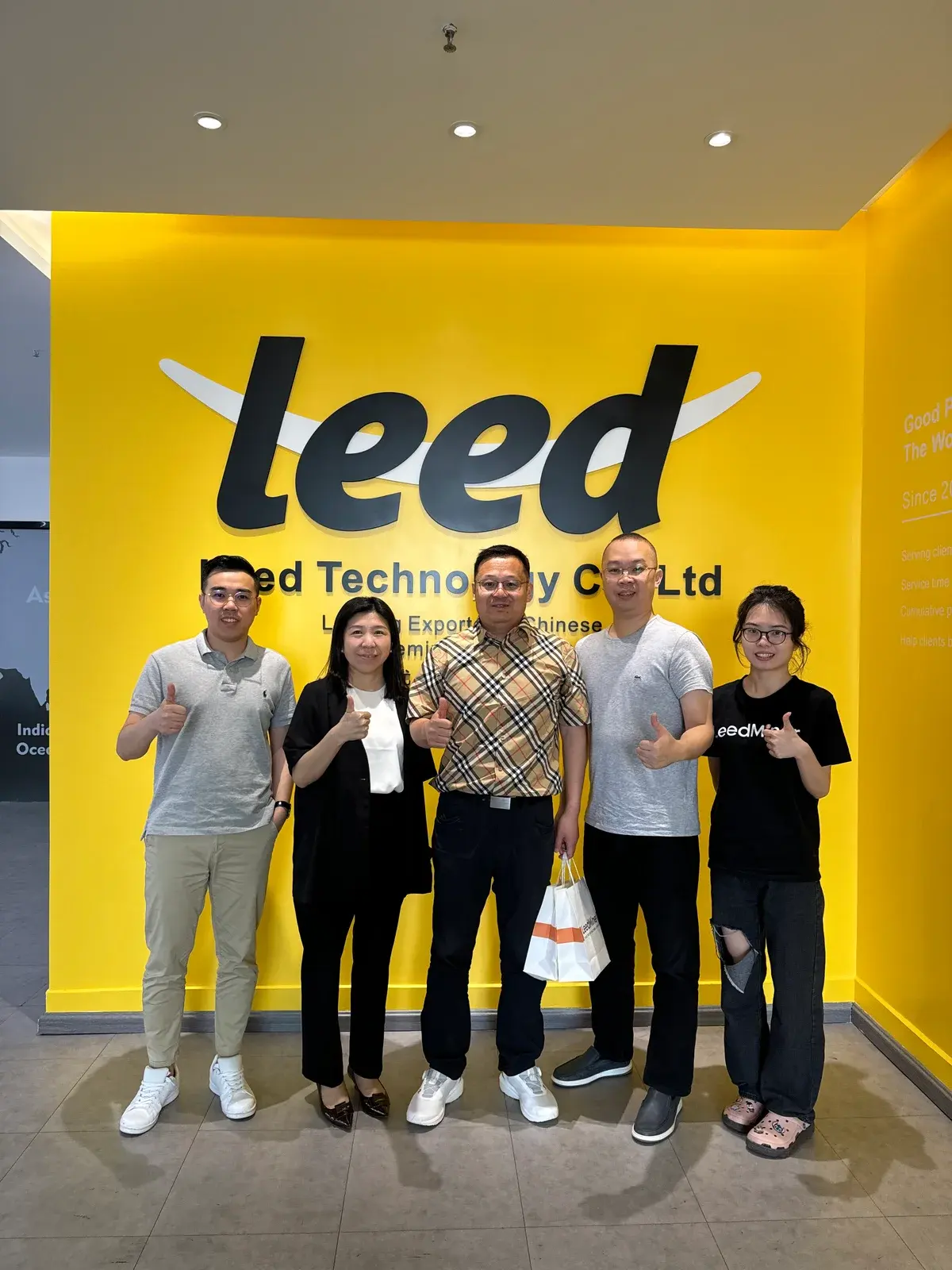 Customer visit at LeedMiner
