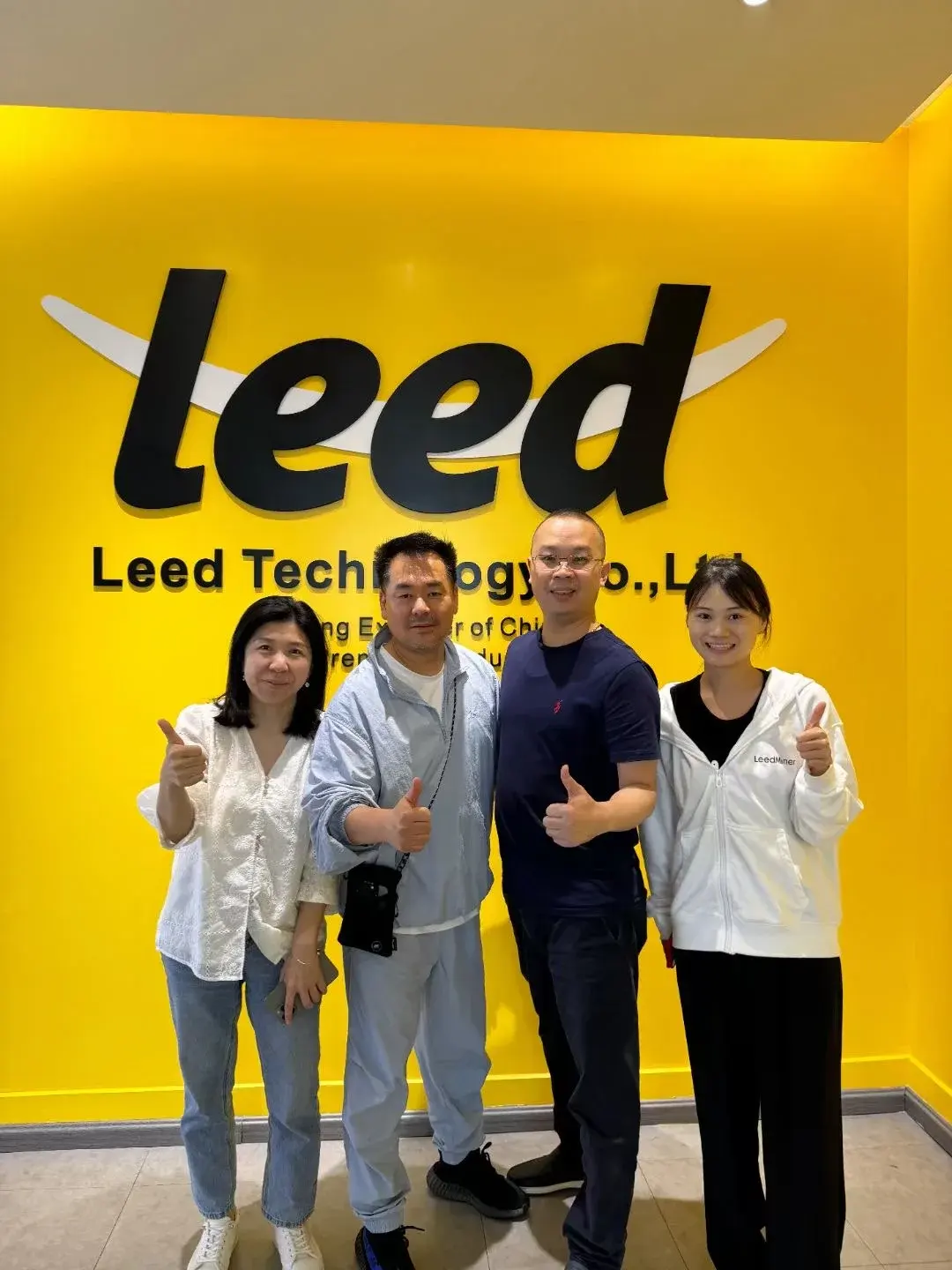Customer visit at LeedMiner