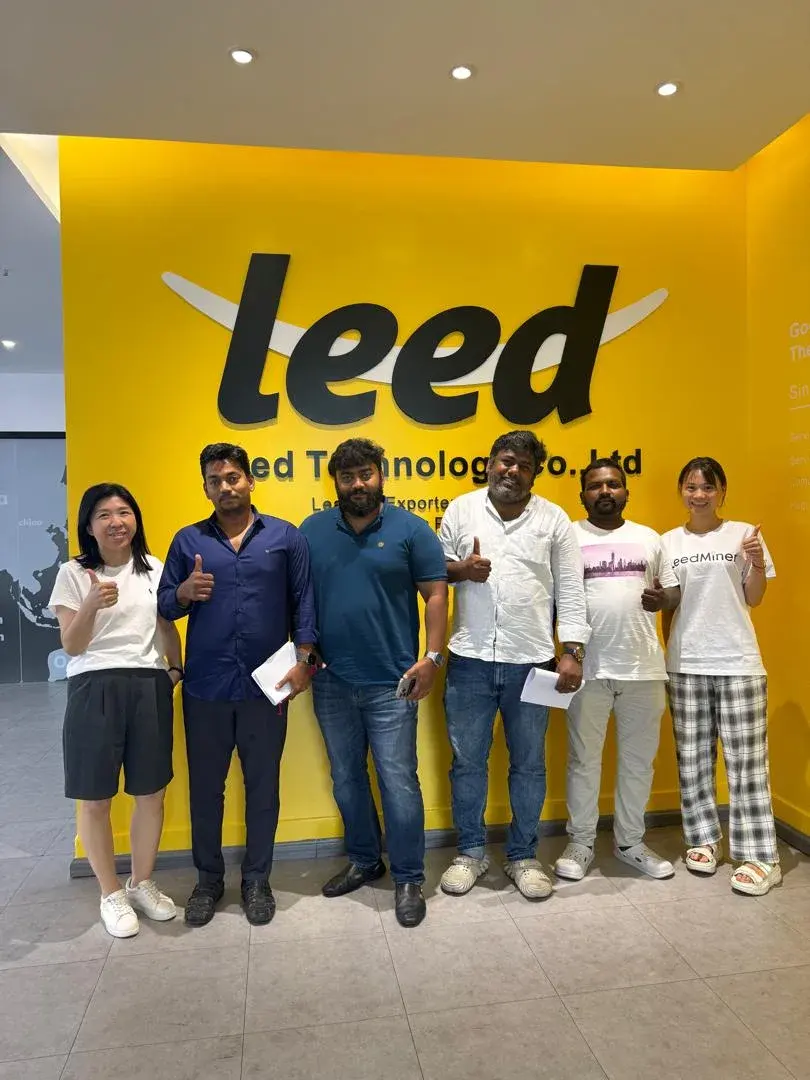 Customer visit at LeedMiner