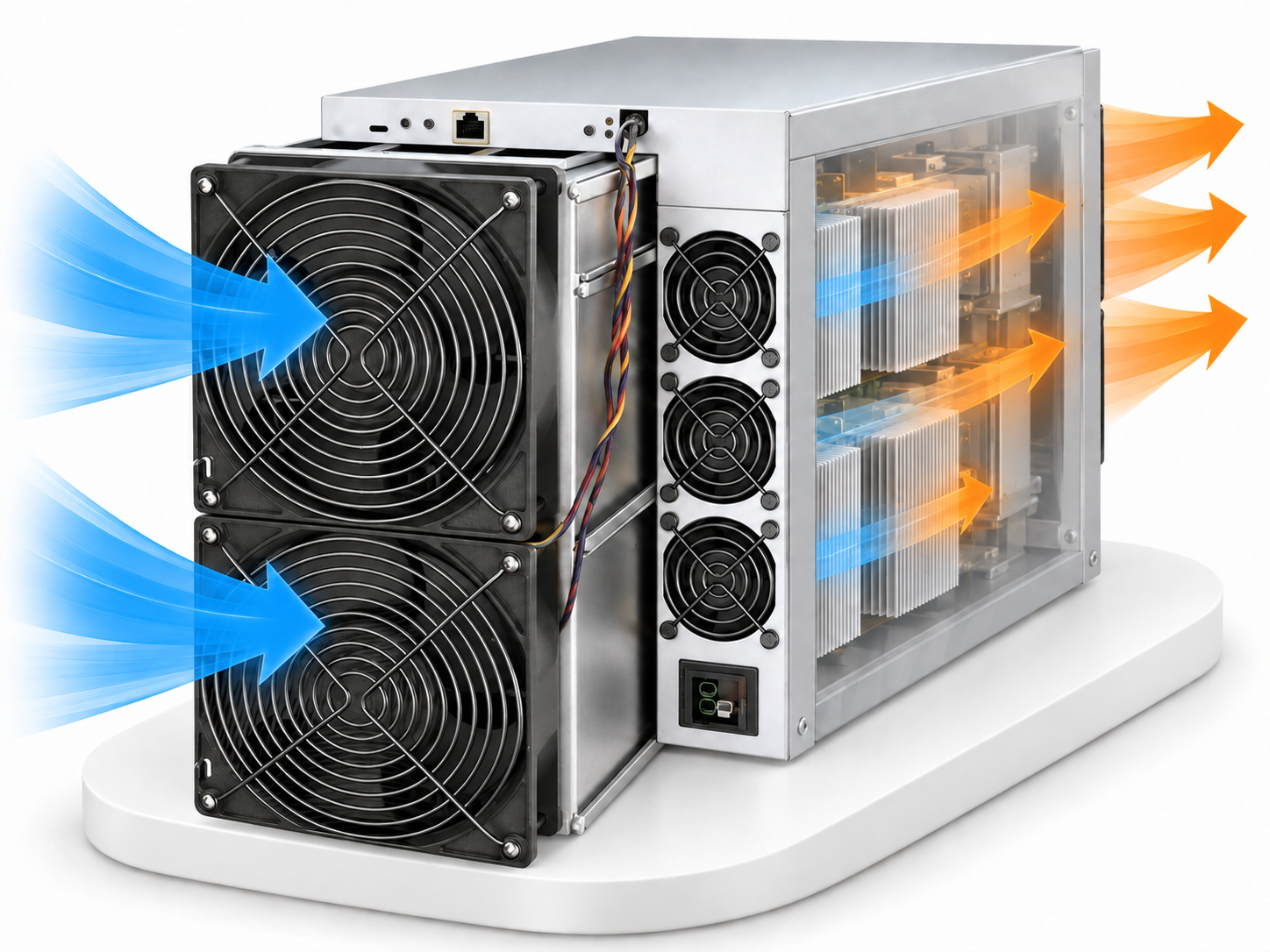 S21 Pro-based air cooling concept illustration